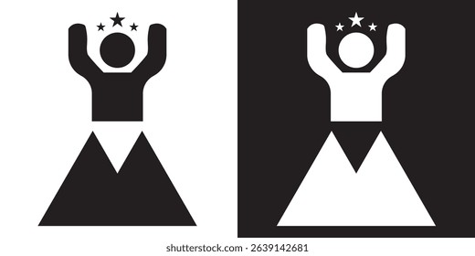 Leader Icon .  leadership vector.  Vector illustration . EPS 10 AI