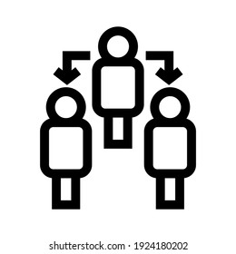leader icon or logo isolated sign symbol vector illustration - high quality black style vector icons
