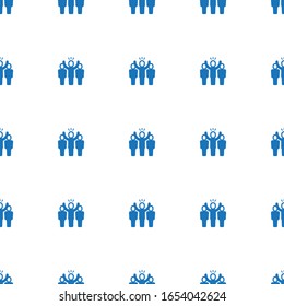patrón de icono de líder perfectamente aislado en fondo blanco. Icono de líder rellenado editable. icono de líder para web y móvil.