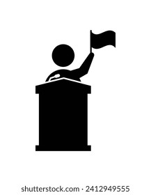 leader icon, vector best flat icon.