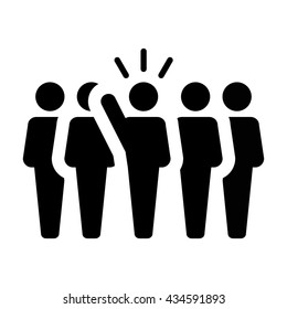 Leader Icon - Vector illustration
