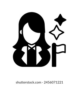 Icono de líder en Vector. Logotipo
