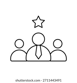 Ícone de guia com ilustração de estoque de vetor de fundo branco