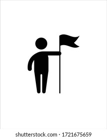 leader icon,vector best flat leader icon.