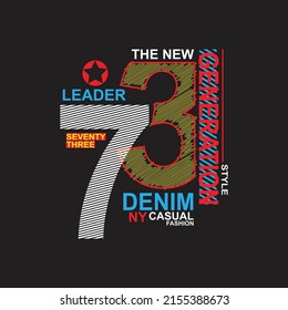 leader the new generation Premium Vector illustration of a text graphic. suitable screen printing and DTF for the design boy outfit of t-shirts print, shirts, hoodies baba suit, kids cottons, etc.