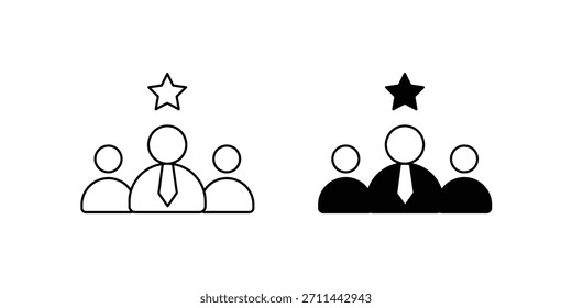 Ícone de conjunto de guias com ilustração de estoque de vetor de fundo branco
