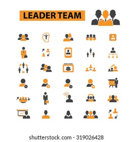 iconos de equipo líder