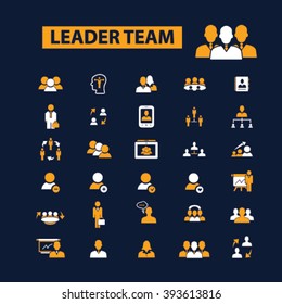 leader team icons
