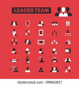 leader team icons
