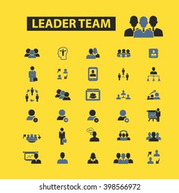 leader team icons
