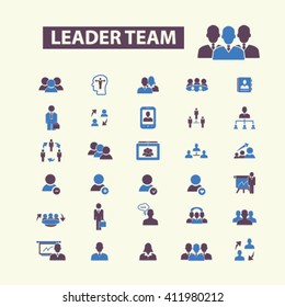 leader team icons
