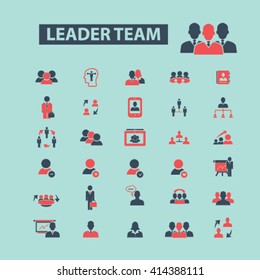 leader team icons
