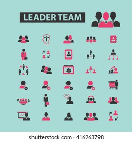 leader team icons
