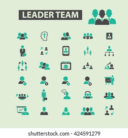 leader team icons
