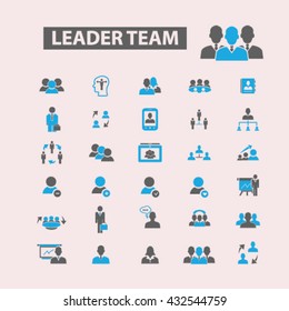 leader team icons
