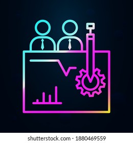 Leader, teamwork, bulb nolan icon. Simple thin line, outline vector of team work icons for ui and ux, website or mobile application