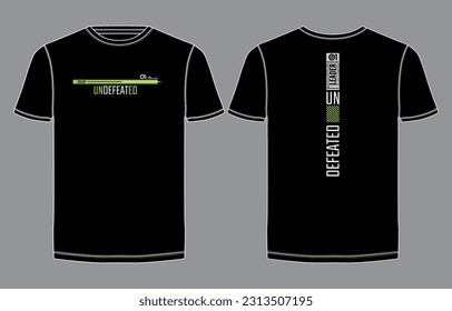 Leader, unbeaten, modern and stylish typography slogan print t shirt. Colorful abstract design vector illustration also for background, typography, apparels, poster and more.