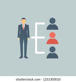 Leader Vector Icon