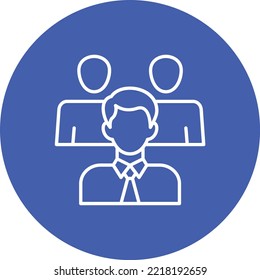 Icono del vector líder. Se puede usar para imprimir, móviles y aplicaciones web.