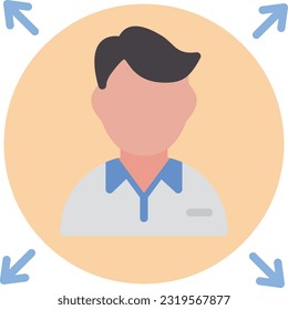 Leader Vector Icon Flat Style