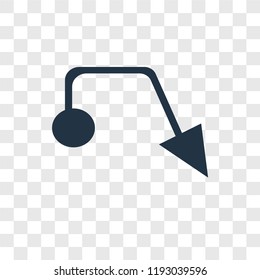 Leader vector icon isolated on transparent background, Leader transparency logo concept