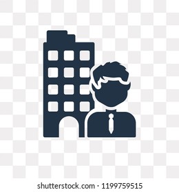 Leader vector icon isolated on transparent background, Leader transparency concept can be used web and mobile
