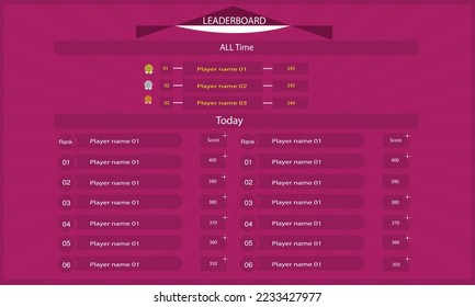 plantilla de diseño de tabla de dirección. resumen del tablero de juego