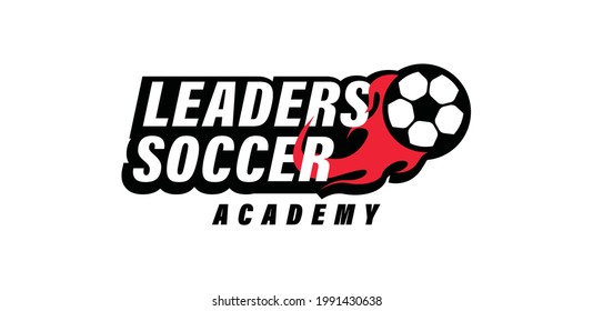 Leaders soccer academy logo - Professional logo design - isolated