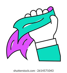 leaders tape line icon vector. leaders tape sign. isolated symbol illustration