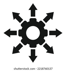 Leadership adapt icon simple vector. Business skill. Personal teamwork