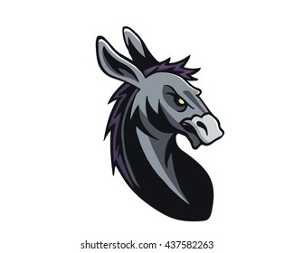 Leadership Animal Logo - Brave Donkey Character