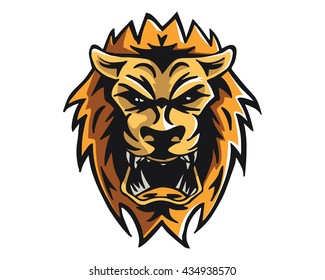 Leadership Animal Logo - King of The Jungle Character