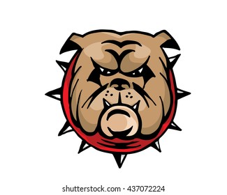 Leadership Animal Logo - Strong Bulldog Leader Character