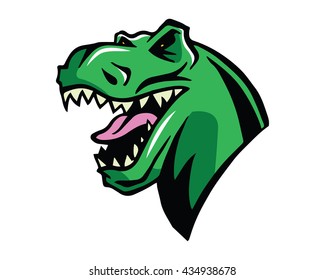 Leadership Animal Logo - Tyrannosaurus Rex Character