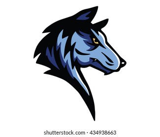 Leadership Animal Logo - Wise Wolf Character