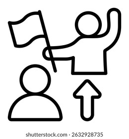 Elemento De Ícone De Comportamento De Liderança Para Design
