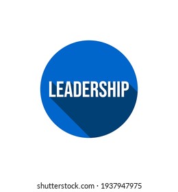Leadership business icon label design vector