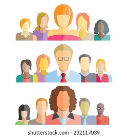 leadership concept, business teamwork