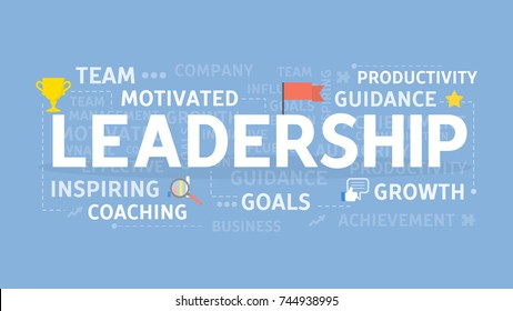 Leadership Concept Illustration Idea Team Growth Stock Vector (Royalty ...