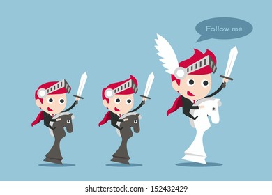 leadership concept, vector
