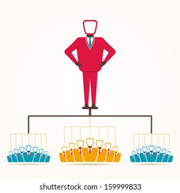 leadership concept vector