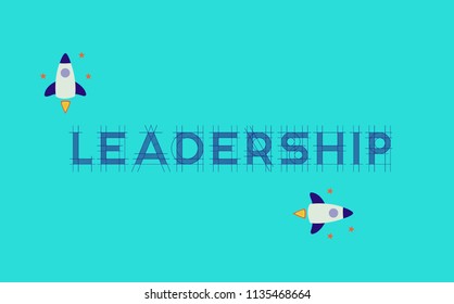 Leadership concept vector illustration