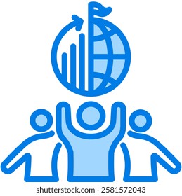 Leadership Development Icon Element For Design