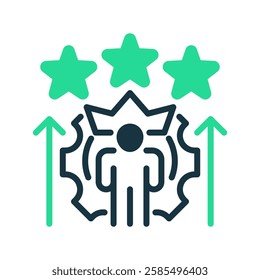 Leadership Development line icon. Universal creative premium symbol. Vector sign icon logo template. Vector illustration