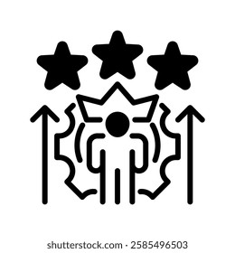 Leadership Development line icon. Universal creative premium symbol. Vector sign icon logo template. Vector illustration
