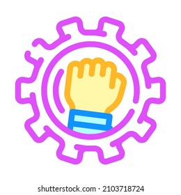 leadership expertise color icon vector. leadership expertise sign. isolated symbol illustration