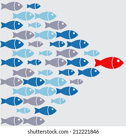 Leadership Fish Graphic