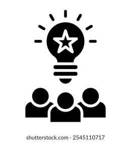 Leadership Icon Element For Design