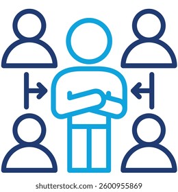 Leadership Icon Element For Design