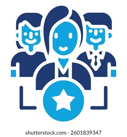 Leadership Icon Element For Design